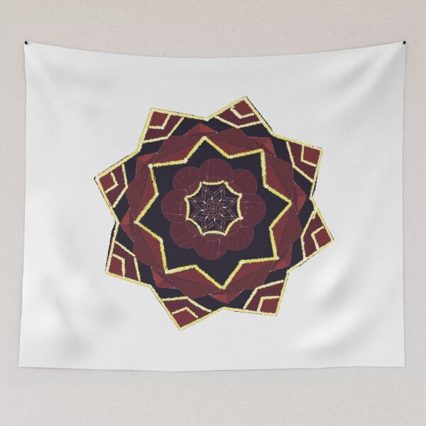 Item preview, Gold Chocolate Mandala designed and sold by AllGenDesigns.