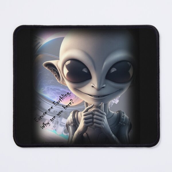 Item preview, Why are you here, Earthling? designed and sold by ElderWisdom.