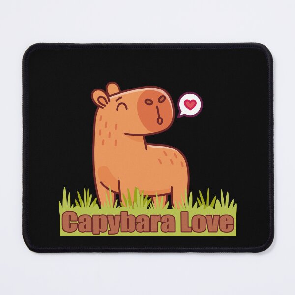 Item preview, love capybara designed and sold by inkStyleMDQ.