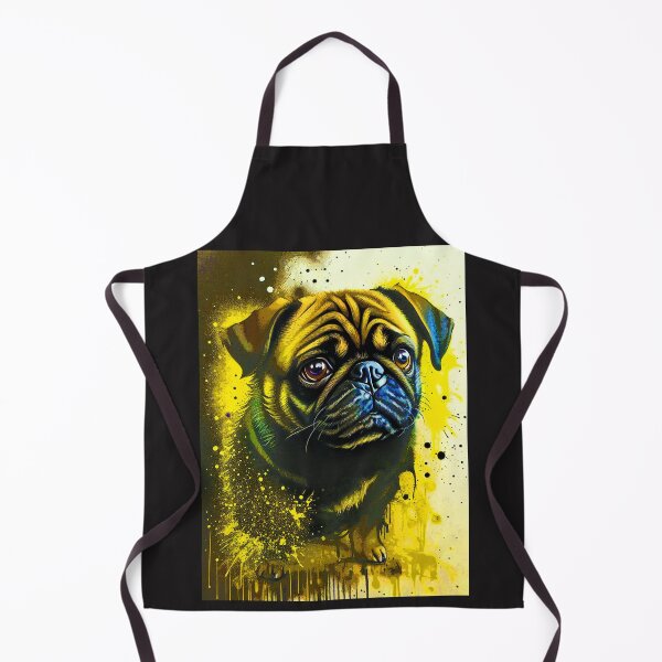 Item preview, Pug Ink Splatter 2 designed and sold by RedBluffTraders.