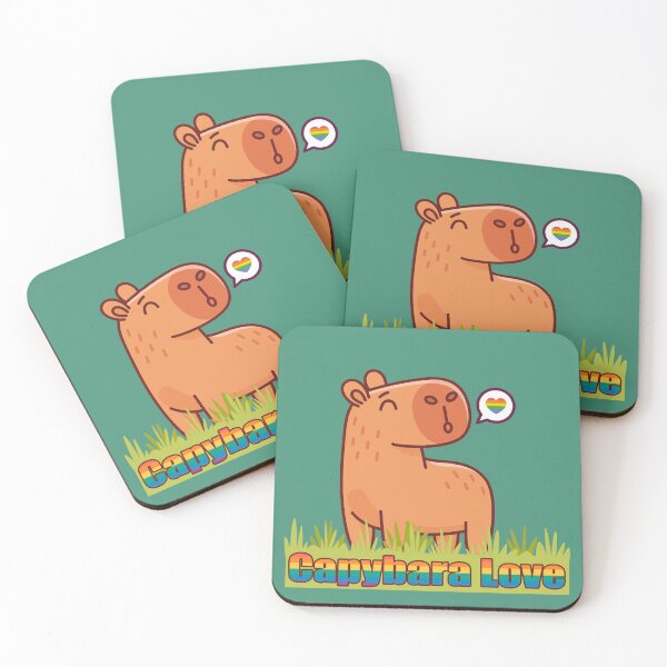 Item preview, Love Capybara LGBTIQ+ designed and sold by inkStyleMDQ.