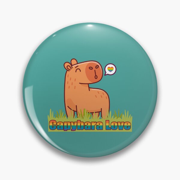 Item preview, Love Capybara LGBTIQ+ designed and sold by inkStyleMDQ.