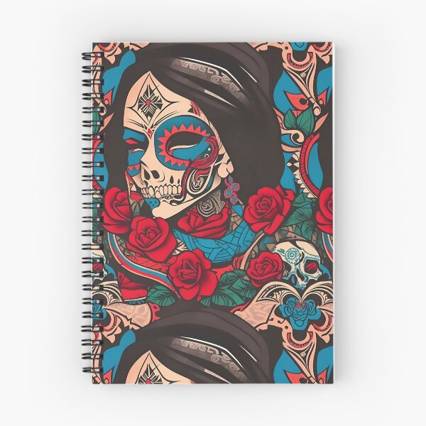 Item preview, Authentic Sugar Skull love pattern designed and sold by Candyredcustoms.