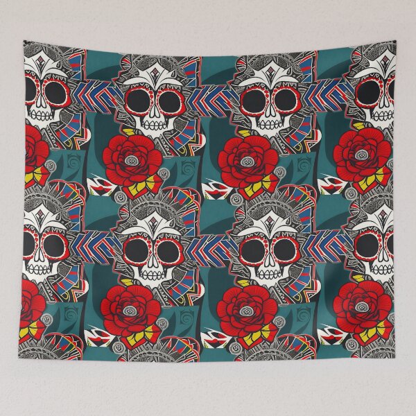 Item preview, Mexican Chicano pattern designed and sold by Candyredcustoms.