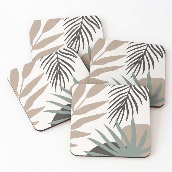 Item preview, abstract modern leaves designed and sold by Juanitodesigns.