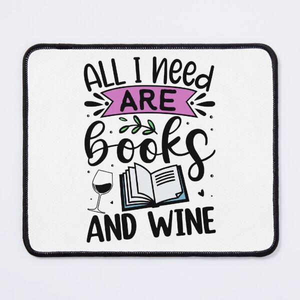 Item preview, Books and wine designed and sold by CoraBr.