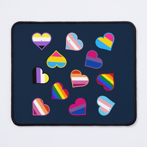 Item preview, Pride flags hearts Active designed and sold by artmecca.