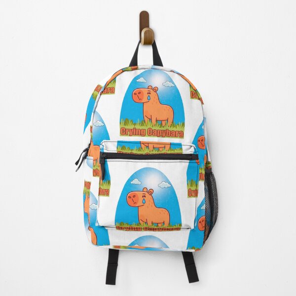 Item preview, capybara crying designed and sold by inkStyleMDQ.