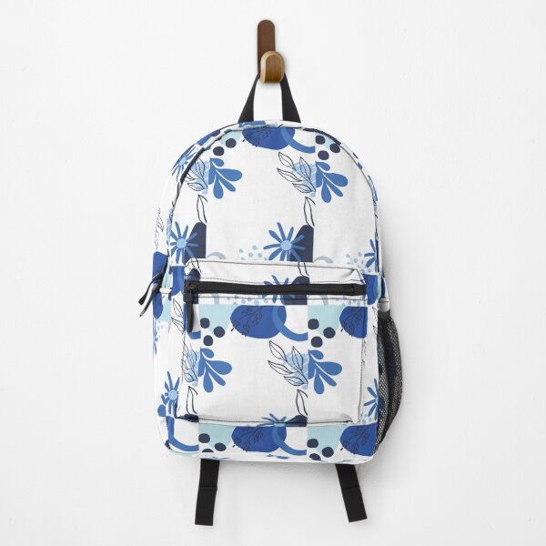 Item preview, abstract blue flowers designed and sold by Juanitodesigns.