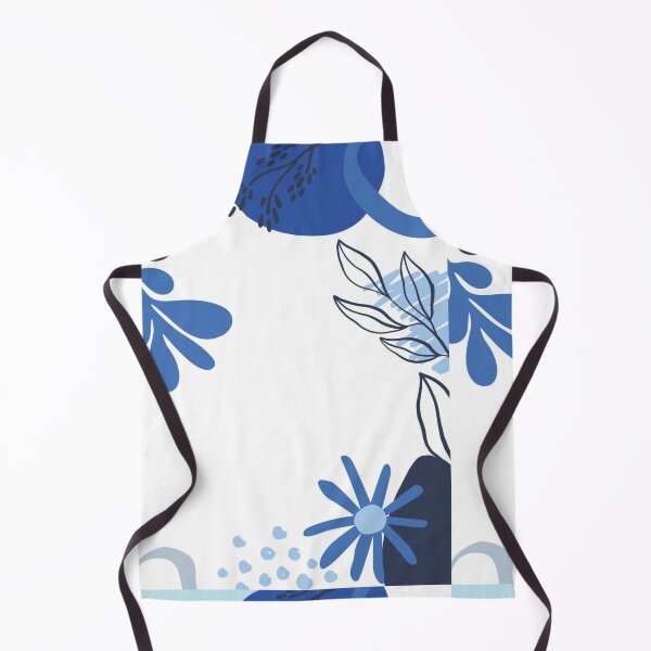 Item preview, abstract blue flowers designed and sold by Juanitodesigns.