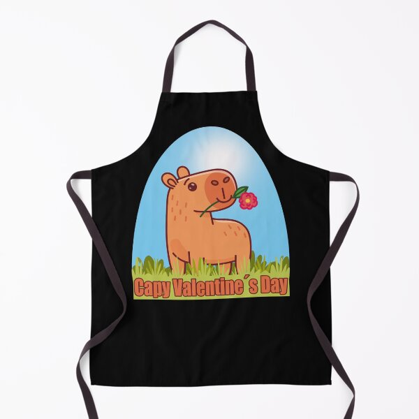 Item preview, capybara valentine designed and sold by inkStyleMDQ.