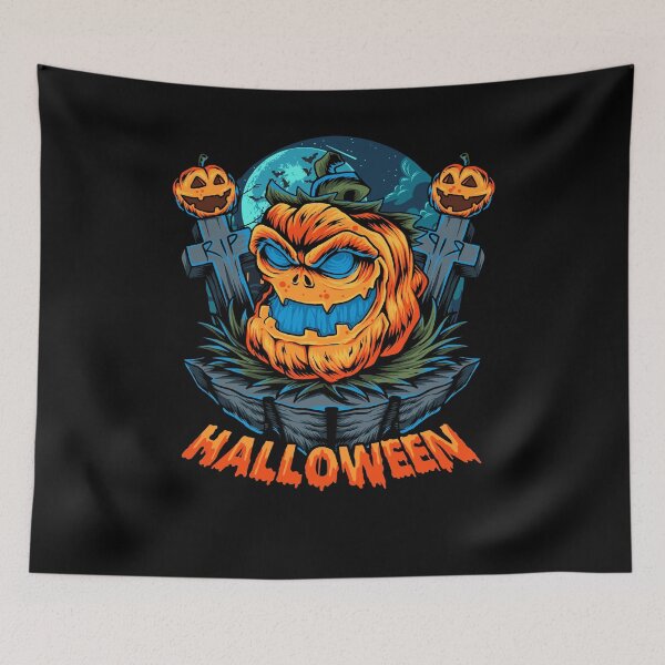 Item preview, Halloween night graves tombstones designed and sold by quanlh.
