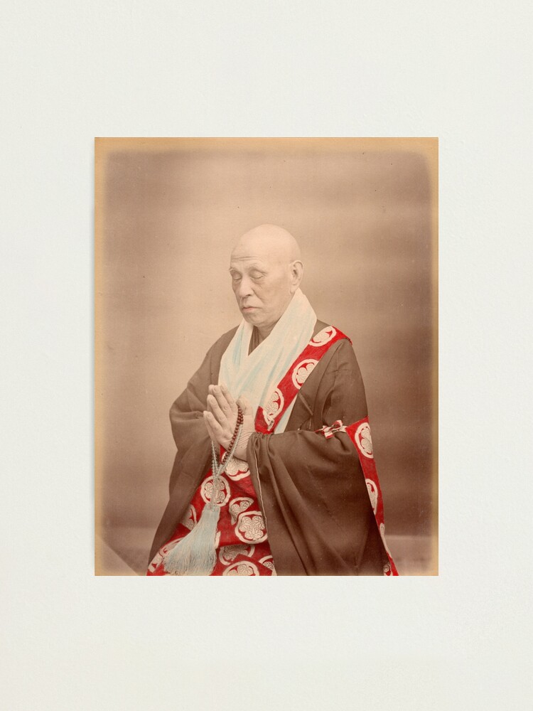 Alternate view of Buddhist priest Photographic Print