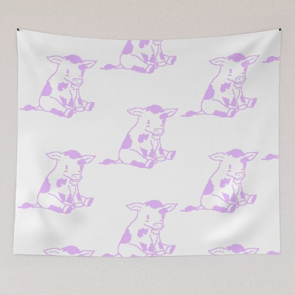 Item preview, Purple color cow drawing designed and sold by Dianaacs.