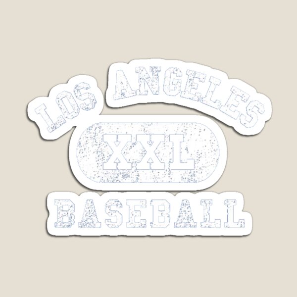 Los Angeles Dodgers - LA Dodgers logo in Black & Blue Die-cut MAGNET