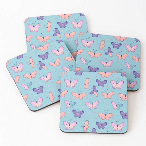 Artikelvorschau, Cute Butterflies Pattern | Whimsical Design entworfen und verkauft von AdventurerPack.