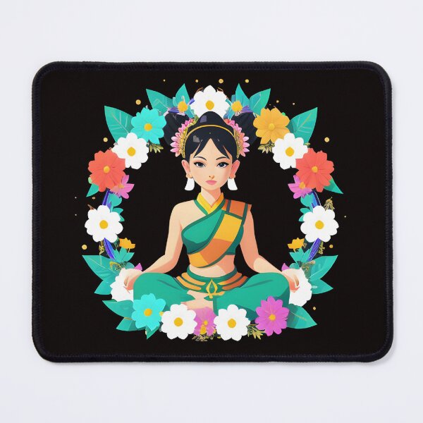 Item preview, Lady in Flowers designed and sold by PrimoGeometry.