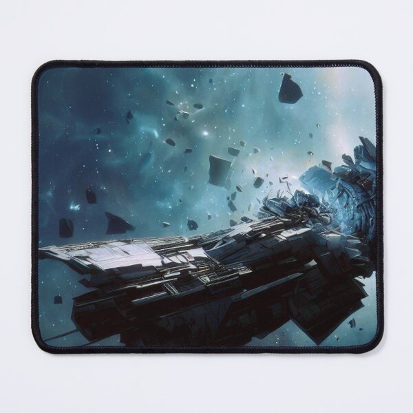 Item preview, Broken space ship lost in space art. designed and sold by Socool101.