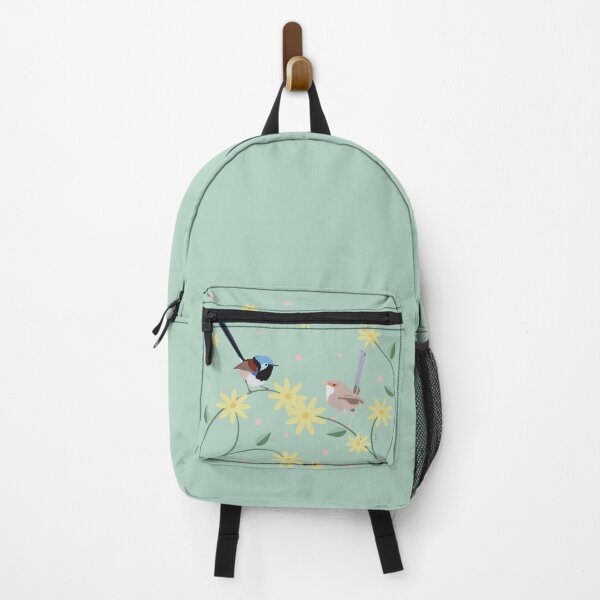 Item preview, Fairy wrens and yellow daisies designed and sold by Aakheperure.