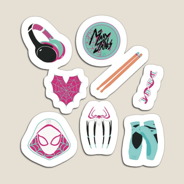 Item preview, Spider-Gwen Sticker Pack designed and sold by Aleighawal.