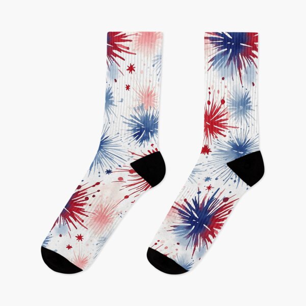 Item preview, Watercolor Fireworks Pattern | Festive Celebration Design designed and sold by AdventurerPack.