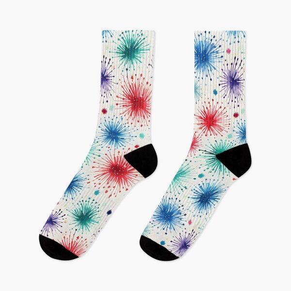 Item preview, Watercolor Fireworks Pattern | Festive Celebration Design designed and sold by AdventurerPack.