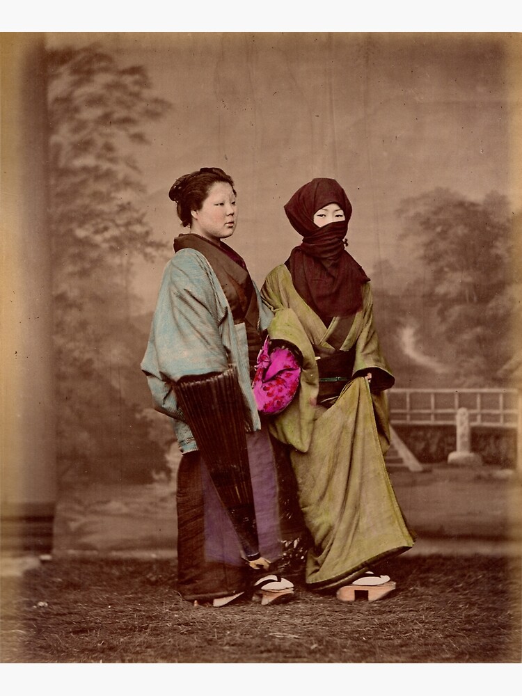 Japanese women in winter costume by Fletchsan
