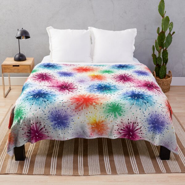 Item preview, Watercolor Fireworks Pattern | Festive Celebration Design designed and sold by AdventurerPack.