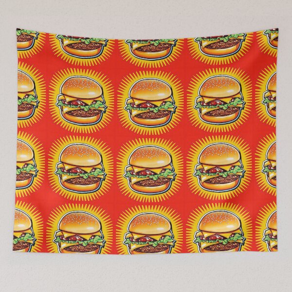 Item preview, Behold The Mighty Burger designed and sold by FlukesDream.
