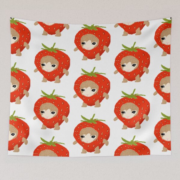 Item preview, Strawberry cat designed and sold by Dianaacs.