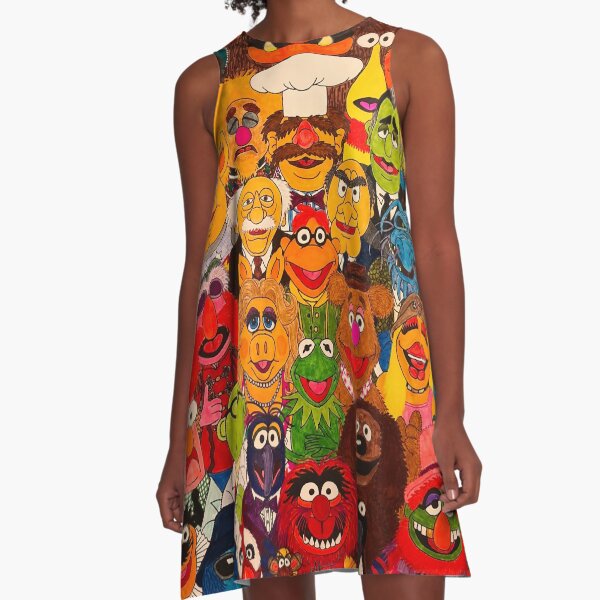 Item preview, Retro Cartoon The Muppet Art Pattern designed and sold by MeowCover.