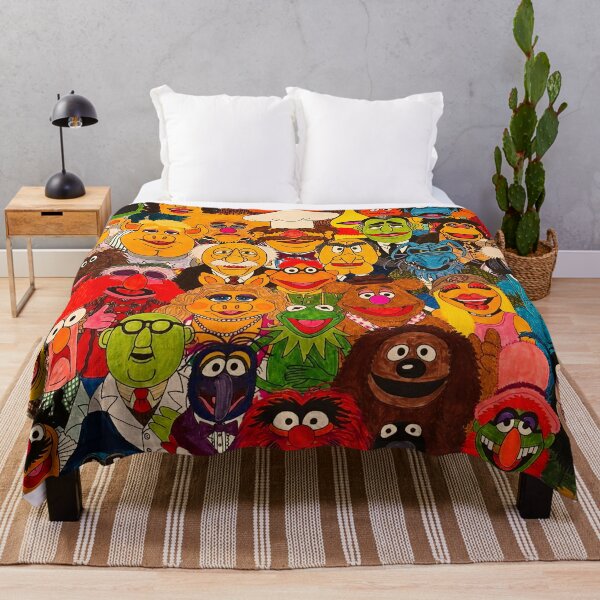 Item preview, Retro Cartoon The Muppet Art Pattern designed and sold by MeowCover.