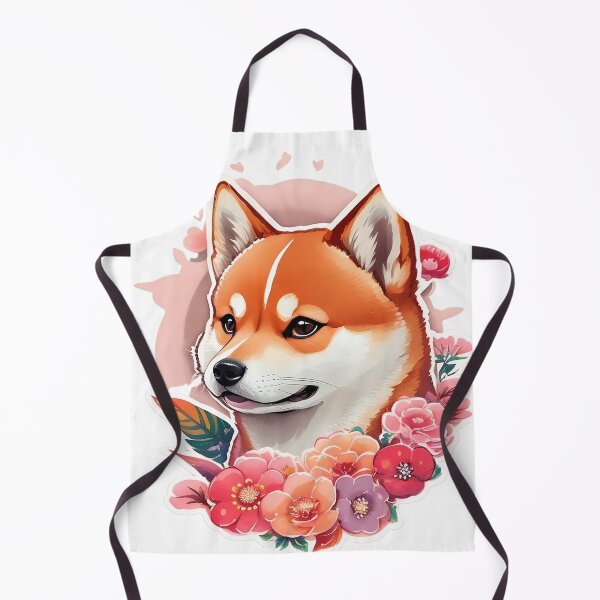 Item preview, Floral Delight of the Shiba Inu designed and sold by Robertworkshop.