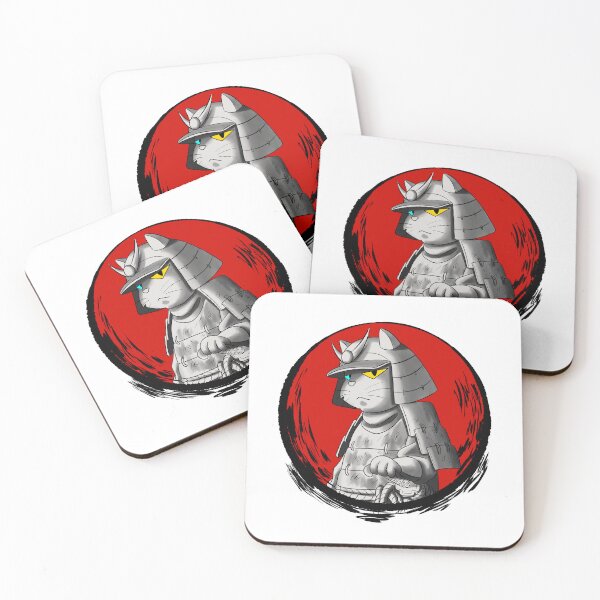 Item preview, White Cat Samurai designed and sold by NubeDCJ.