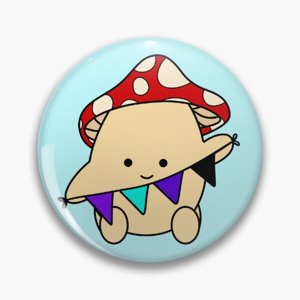 Item preview, Alexigender flag mushroom designed and sold by bookwoof.