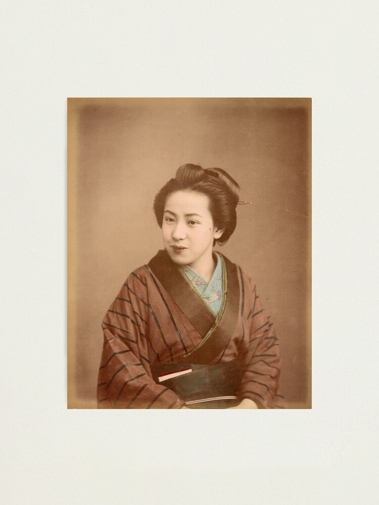 Alternate view of Japanese Geisha Photographic Print