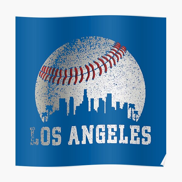 Los Angeles License Plate Art Sports Design Lakers Dodgers Rams Kings Poster