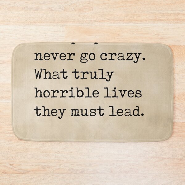 Item preview, Some people never go crazy - Charles Bukowski Quote - Literature - Typewriter Print 3 - Vintage designed and sold by Studio Grafiikka.