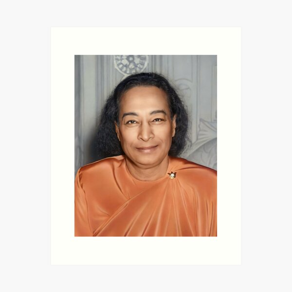 Item preview, Paramhansa Yogananda "Last Smile" Before Samadhi 4k designed and sold by Kalkikrivadna.