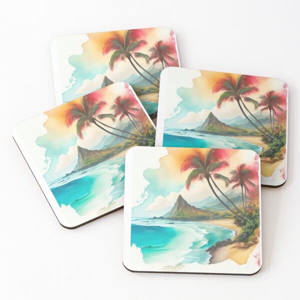 Item preview, Tropical Paradise: A Watercolor Journey to Hawaii Island designed and sold by Robertworkshop.