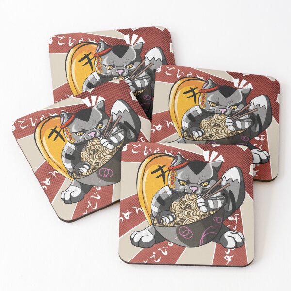 Item preview, ramen cat 3 designed and sold by Xv-design.