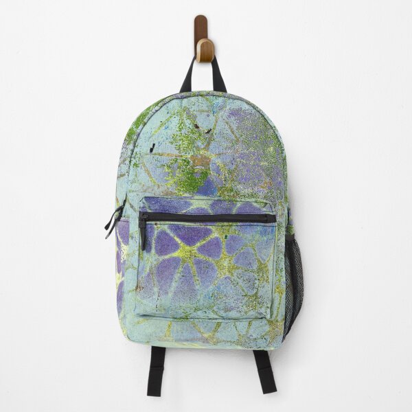 Item preview, Aged flower pattern in Aqua and Purple designed and sold by LiszaB.