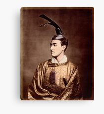 Meiji period japanese prince Canvas Print