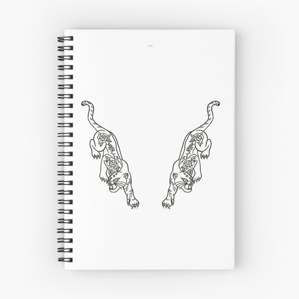 Item preview, Traditional panther simple outlines  designed and sold by SidneySSS.