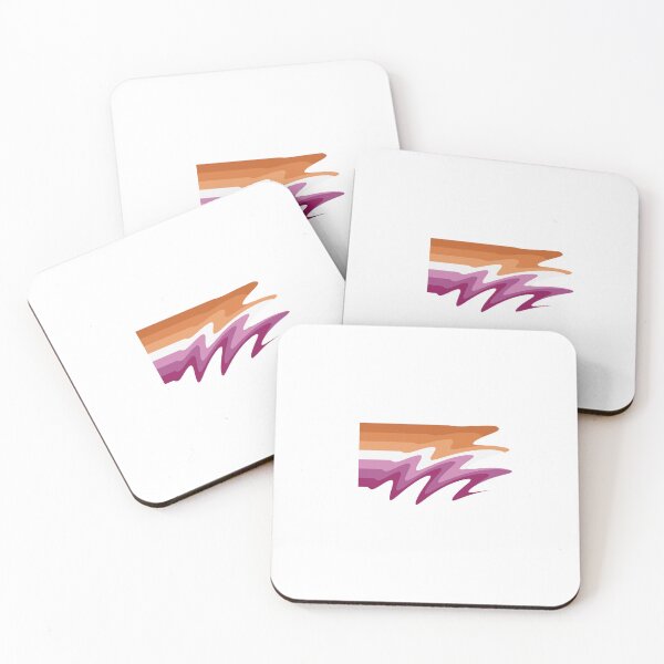 Item preview, Lesbian Pride ripple flag designed and sold by Puddleleaps.