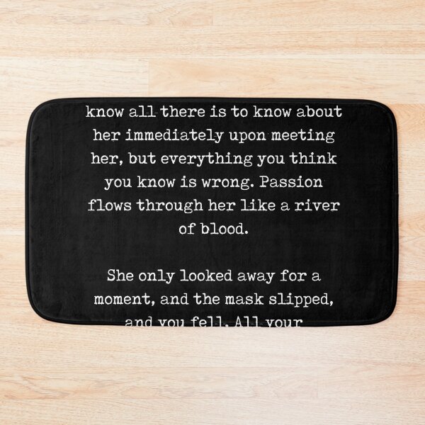 Item preview, A River of Blood - Neil Gaiman Quote - Literature - Typewriter Print - Black designed and sold by Studio Grafiikka.