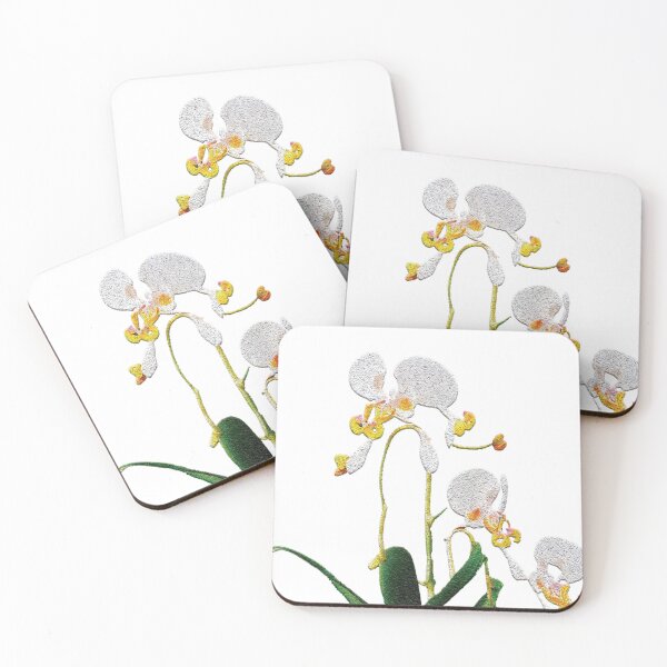 Item preview, white orchids designed and sold by Kowinstore.