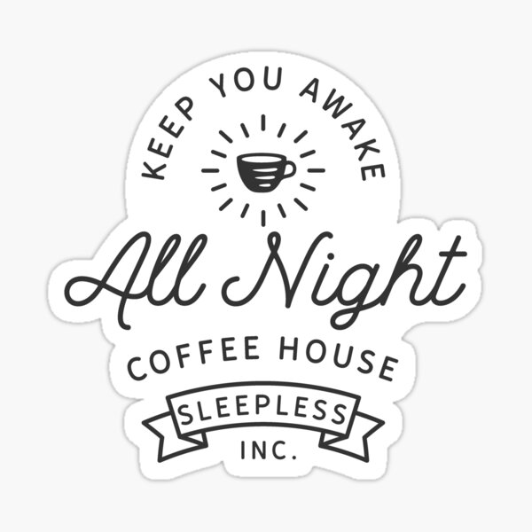 Item preview, all night coffee house designed and sold by mystudiocreate.