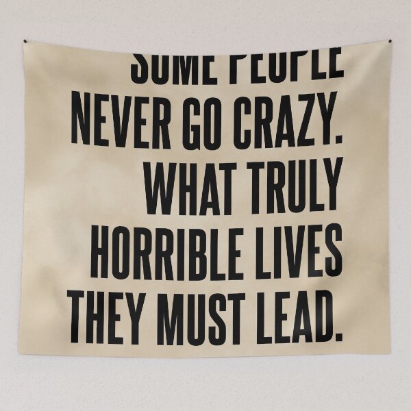 Item preview, Some people never go crazy - Charles Bukowski Quote - Literature - Typography Print 3 - Vintage designed and sold by Studio Grafiikka.
