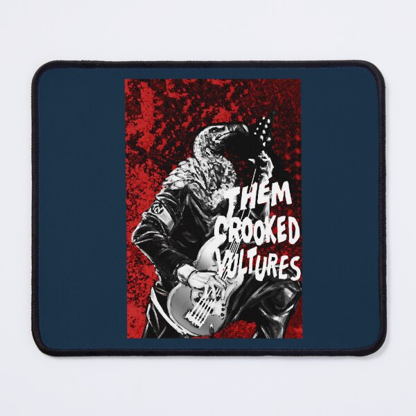 Item preview, Them crooked vulture playing on the guitar, red background designed and sold by haiernra.